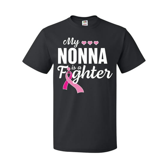 Inktastic Breast Cancer Awareness My Nonna is a Fighter T-Shirt