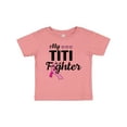 thumbnail image 1 of Inktastic Breast Cancer Awareness My Titi is a Fighter Boys or Girls Baby T-Shirt, 1 of 5