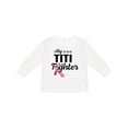 thumbnail image 1 of Inktastic Breast Cancer Awareness My Titi is a Fighter Boys or Girls Long Sleeve Toddler T-Shirt, 1 of 5