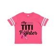 thumbnail image 1 of Inktastic Breast Cancer Awareness My Titi is a Fighter Boys or Girls Toddler T-Shirt, 1 of 5