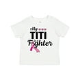 thumbnail image 1 of Inktastic Breast Cancer Awareness My Titi is a Fighter Boys or Girls Toddler T-Shirt, 1 of 5