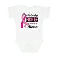 thumbnail image 1 of Inktastic Breast Cancer Awareness Nobody Fights Alone Pink Ribbon Boys or Girls Baby Bodysuit, 1 of 5