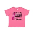 thumbnail image 1 of Inktastic Breast Cancer Awareness Nobody Fights Alone Pink Ribbon Boys or Girls Baby T-Shirt, 1 of 5