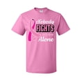 thumbnail image 1 of Inktastic Breast Cancer Awareness Nobody Fights Alone Pink Ribbon T-Shirt, 1 of 5