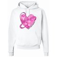 thumbnail image 1 of Inktastic Breast Cancer Awareness Pink Ribbon Around Heart Adult Hoodie Sweatshirt, 1 of 4