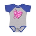 thumbnail image 1 of Inktastic Breast Cancer Awareness- Pink Ribbon Around Heart Boys or Girls Baby Bodysuit, 1 of 5