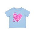 thumbnail image 1 of Inktastic Breast Cancer Awareness Pink Ribbon Around Heart Boys or Girls Baby T-Shirt, 1 of 5