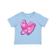 thumbnail image 1 of Inktastic Breast Cancer Awareness- Pink Ribbon Around Heart Boys or Girls Baby T-Shirt, 1 of 5
