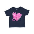 thumbnail image 1 of Inktastic Breast Cancer Awareness Pink Ribbon Around Heart Boys or Girls Baby T-Shirt, 1 of 5