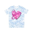 thumbnail image 1 of Inktastic Breast Cancer Awareness Pink Ribbon Around Heart T-Shirt, 1 of 5