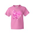 thumbnail image 1 of Inktastic Breast Cancer Awareness Pink Ribbon Around Heart Youth T-Shirt, 1 of 5