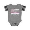 thumbnail image 1 of Inktastic Breast Cancer Awareness Pink Ribbons and Flag Boys or Girls Baby Bodysuit, 1 of 4