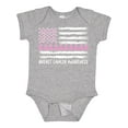 thumbnail image 1 of Inktastic Breast Cancer Awareness Pink Ribbons and Flag Boys or Girls Baby Bodysuit, 1 of 5