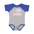 thumbnail image 1 of Inktastic Breast Cancer Awareness Pink Ribbons and Flag Boys or Girls Baby Bodysuit, 1 of 5