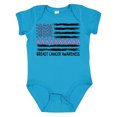 thumbnail image 1 of Inktastic Breast Cancer Awareness Pink Ribbons and Flag Boys or Girls Baby Bodysuit, 1 of 5