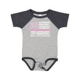 thumbnail image 1 of Inktastic Breast Cancer Awareness Pink Ribbons and Flag Boys or Girls Baby Bodysuit, 1 of 5