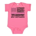 thumbnail image 1 of Inktastic Breast Cancer Awareness Pink Ribbons and Flag Boys or Girls Baby Bodysuit, 1 of 5
