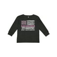 thumbnail image 1 of Inktastic Breast Cancer Awareness Pink Ribbons and Flag Boys or Girls Long Sleeve Toddler T-Shirt, 1 of 5