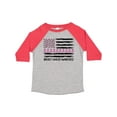 thumbnail image 1 of Inktastic Breast Cancer Awareness Pink Ribbons and Flag Boys or Girls Toddler T-Shirt, 1 of 5