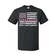 thumbnail image 1 of Inktastic Breast Cancer Awareness Pink Ribbons and Flag T-Shirt, 1 of 5