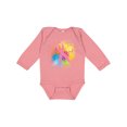 thumbnail image 1 of Inktastic Breast Cancer Awareness Ribbon Art Girls Long Sleeve Baby Bodysuit, 1 of 5