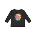 thumbnail image 1 of Inktastic Breast Cancer Awareness Ribbon Art Girls Long Sleeve Toddler T-Shirt, 1 of 5