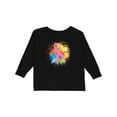 thumbnail image 1 of Inktastic Breast Cancer Awareness Ribbon Art Girls Long Sleeve Toddler T-Shirt, 1 of 5