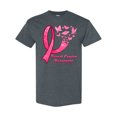 thumbnail image 1 of Inktastic Breast Cancer Awareness Ribbon and Butterflies T-Shirt, 1 of 5