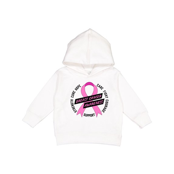 Inktastic Breast Cancer Awareness Toddler Hoodie