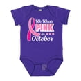 thumbnail image 1 of Inktastic Breast Cancer Awareness We Wear Pink in October Girls Baby Bodysuit, 1 of 5