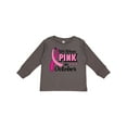 thumbnail image 1 of Inktastic Breast Cancer Awareness We Wear Pink in October Girls Long Sleeve Toddler T-Shirt, 1 of 5