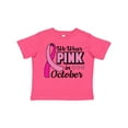 thumbnail image 1 of Inktastic Breast Cancer Awareness We Wear Pink in October Girls Toddler T-Shirt, 1 of 5