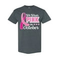thumbnail image 1 of Inktastic Breast Cancer Awareness We Wear Pink in October T-Shirt, 1 of 5