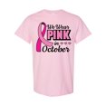 thumbnail image 1 of Inktastic Breast Cancer Awareness We Wear Pink in October T-Shirt, 1 of 5