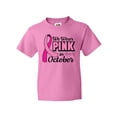thumbnail image 1 of Inktastic Breast Cancer Awareness We Wear Pink in October Youth T-Shirt, 1 of 5