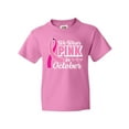 thumbnail image 1 of Inktastic Breast Cancer Awareness We Wear Pink in October Youth T-Shirt, 1 of 5