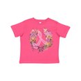 thumbnail image 1 of Inktastic Breast Cancer Awareness Wreath Pink Ribbon Girls Toddler T-Shirt, 1 of 5
