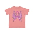 thumbnail image 1 of Inktastic Breast Cancer Awareness with Butterfly Ribbon Words Boys or Girls Toddler T-Shirt, 1 of 5