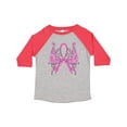 thumbnail image 1 of Inktastic Breast Cancer Awareness with Butterfly Ribbon Words Boys or Girls Toddler T-Shirt, 1 of 5