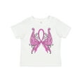 thumbnail image 1 of Inktastic Breast Cancer Awareness with Butterfly Ribbon Words Boys or Girls Toddler T-Shirt, 1 of 5