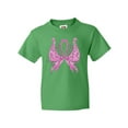 thumbnail image 1 of Inktastic Breast Cancer Awareness with Butterfly Ribbon Words Youth T-Shirt, 1 of 5