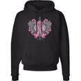 thumbnail image 1 of Inktastic Breast Cancer Cool Wings Adult Hoodie Sweatshirt, 1 of 4