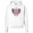 thumbnail image 1 of Inktastic Breast Cancer Cool Wings Adult Hoodie Sweatshirt, 1 of 4