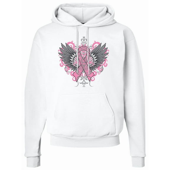 Inktastic Breast Cancer Cool Wings Adult Hoodie Sweatshirt
