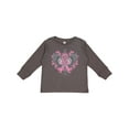 thumbnail image 1 of Inktastic Breast Cancer Cool Wings Boys or Girls Long Sleeve Toddler T-Shirt, 1 of 5