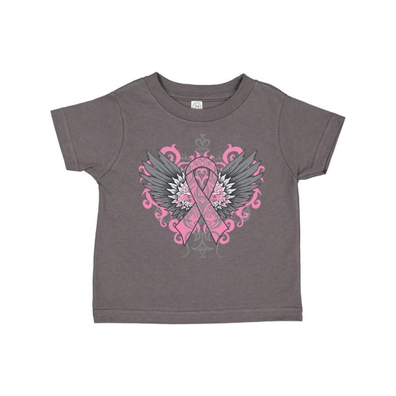 Inktastic Breast Cancer Cool Wings Boys or Girls Toddler T-Shirt