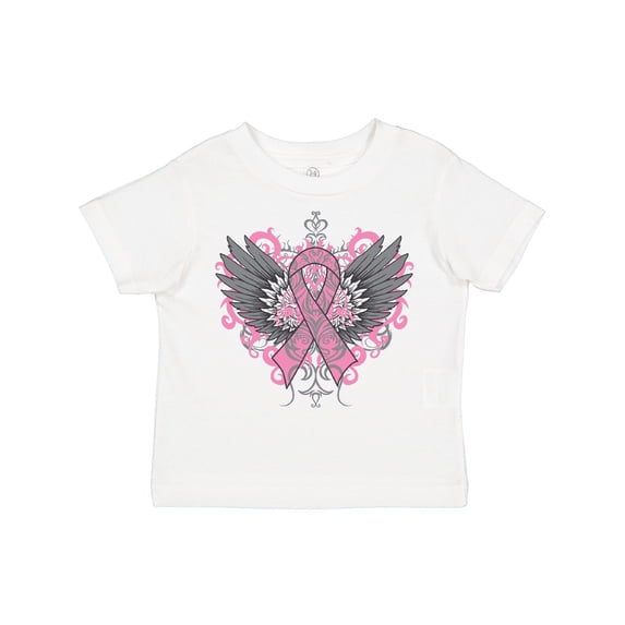 Inktastic Breast Cancer Cool Wings Boys or Girls Toddler T-Shirt