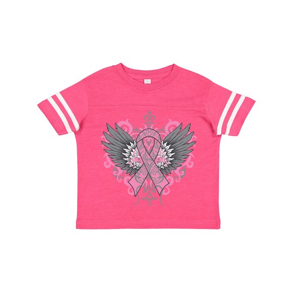 Inktastic Breast Cancer Cool Wings Boys or Girls Toddler T-Shirt