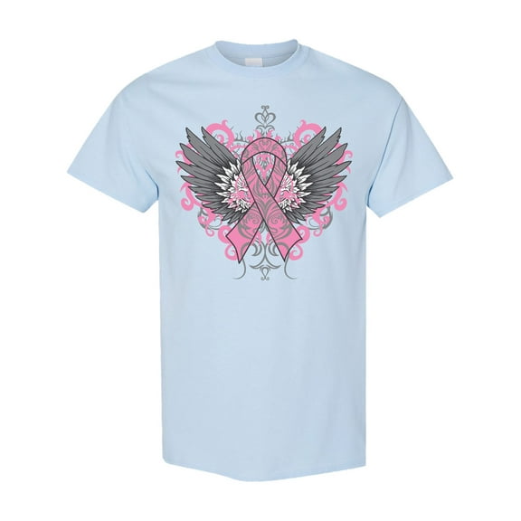 Inktastic Breast Cancer Cool Wings T-Shirt