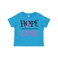 thumbnail image 1 of Inktastic Breast Cancer Hope Quote Girls Toddler T-Shirt, 1 of 4